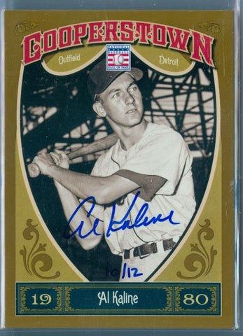 AL KALINE 2013 COOPERSTOWN RECOLLECTION COLLECTION AUTO AUTOGRAPH SP/12