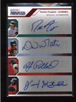 TATE / ACKLEY / POLLOCK + 2008 TRISTAR PROSPECTS RED QUAD ROOKIE AUTO #/5 AB9576