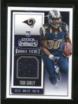 TODD GURLEY 2015 PANINI CONTENDERS ROOKIE TICKET RAMS USED WORN JERSEY RC AB9892