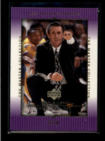 PAT RILEY 2000 UPPER DECK LAKERS MASTERS COLLECTION XXIII CARD #027/300 AB8420