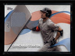 GIANCARLO STANTON 2017 TOPPS SERIES 1 MLB MATERIAL RELIC GAME USED JERSEY AC892
