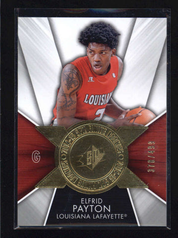 ELFRID PAYTON 2014/15 14/15 UPPER DECK SPX FINITE ROOKIES RC #378/499 AB5702