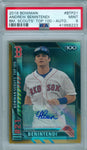 ANDREW BENINTENDI 2016 BOWMAN TOP 100 GOLD REFRACTOR AUTO AUTOGRAPH RC PSA 9