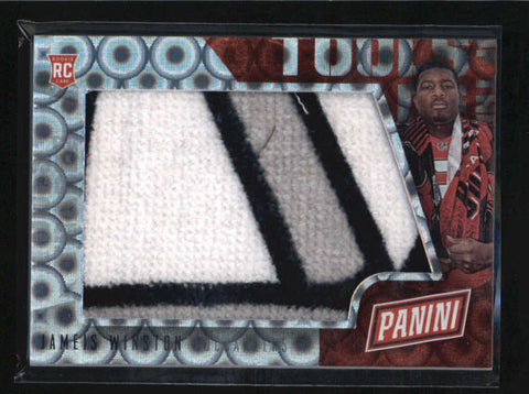 JAMEIS WINSTON 2015 PANINI THE NATIONAL HOLO RINGS 3-CLR TOWEL RC SP /10 AB5581