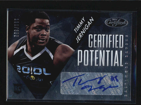 TIMMY JERNIGAN CERTIFIED POTENTIAL ROOKIE RC AUTOGRAPH AUTO #110/399 AB6465