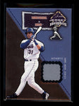 MIKE PIAZZA 2002 FLAIR JERSEY HEIGHTS GAME USED WORN RELIC AB7032