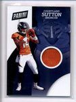 COURTLAND SUTTON 2018 PANINI THE NATIONAL ROOKIE USED WORN GLOVE RELIC AC2337