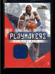 BEN WALLACE 2004/05 FLEER SHOWCASE PLAYMAKERS GAME USED WORN JERSEY #/100 AC1912