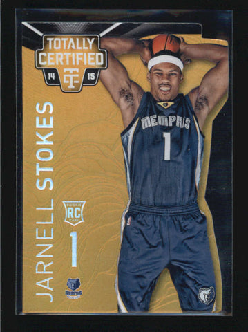 JARNELL STOKES 2014/15 TOTALLY CERTIFIED #169 MIRROR PLATINUM GOLD RC /10 AB6743