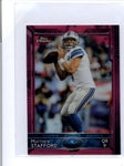 MATTHEW STANFORD 2015 TOPPS CHROME #40 MINI PINK REFRACTOR #13/25 AB8387