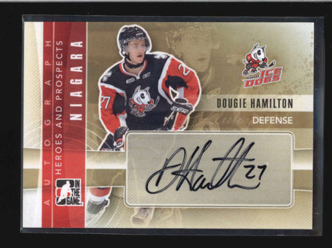 DOUGIE HAMILTON 2011/12 ITG HEROES and PROSPECTS ROOKIE AUTOGRAPH AUTO AB9688