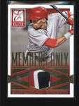 BILLY HAMILTON 2015 PANINI ELITE MEMBERS ONLY 3-CLR GAME PATCH #01/10 AB5864