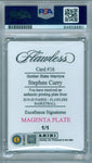 Stephen Curry 2019 Flawless #1/1 Printing Plate PSA DNA Gem Mint 10 Auto