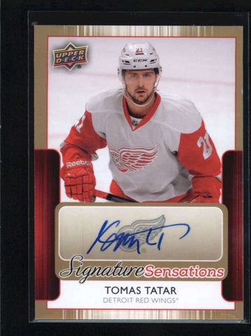 TOMAS TATAR 2014/15 14/15 UPPER DECK SIGNATURE SENSATIONS AUTOGRAPH AUTO AB5764