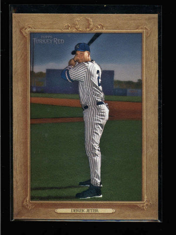 DEREK JETER 2007 TOPPS TURKEY RED AD BACK SHORTPRINT SP #95 AC861