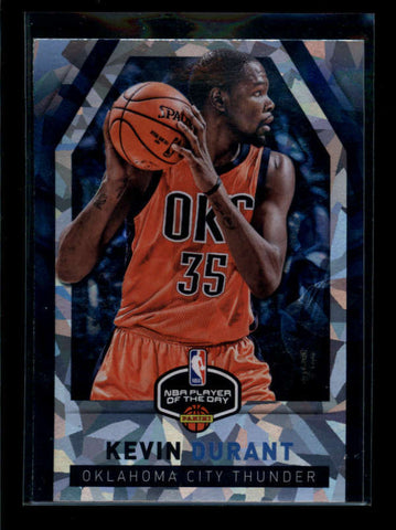KEVIN DURANT 2015/16 15/16 PANINI NBA PLAYER OF THE DAY CRACKED ICE #1 AB7292
