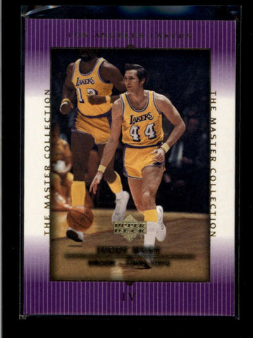 JERRY WEST 2000 UPPER DECK LAKERS MASTERS COLLECTION IV CARD #027/300 AB8411