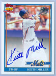 KEITH MILLER 2013 TOPPS ARCHIVES AUTO AUTOGRAPH SP