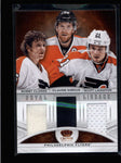 CLARKE/ GIROUX/ LAUGHTON 2013/14 13/14 PANINI CROWN ROYALE TRIPLE JERSEY AB8769