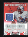 WARREN MOON 2013 CERTIFIED MIRROR RED GAME USED WORN JERSEY #003/249 AB6562