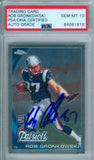 Rob Gronkowski 2010 Topps Chrome #C112 Autograph RC PSA DNA GEM MT 10 Auto