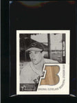 BOB FELLER 2001 BOWMAN HERITAGE 1948 REPRINT RELICS GAME USED SEAT RELIC AB9493