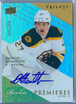 DOUGIE HAMILTON 2013-14 TRILOGY RC ROOKIE AUTO AUTOGRAPH SP/399