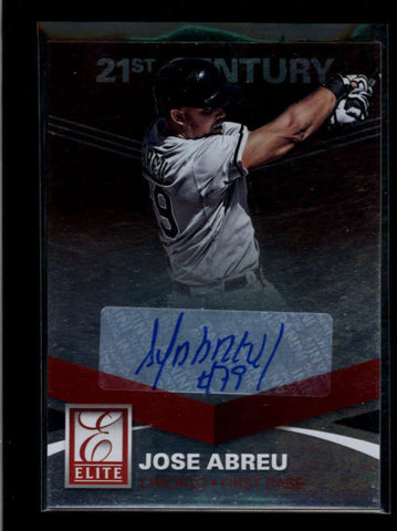 JOSE ABREU 2015 PANINI ELITE #70 21ST CENTURY SIGNATURES AUTOGRAPH AUTO AB7666