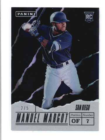 MANUEL MARGOT 2017 PANINI FATHERS DAY #69 LAVA FLOW ROOKIE RC #2/5 AB9544