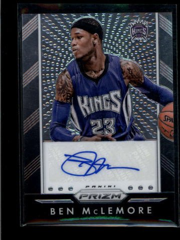 BEN MCLEMORE 2015/16 15/16 PANINI PRIZM AUTOGRAPH AUTO AB7872