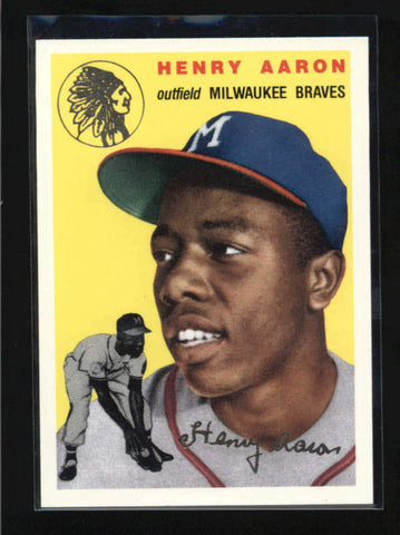 HANK AARON 1994 TOPPS ARCHIVES #128 RARE 1954 GOLD PARALLEL AB5410