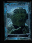 YODA 2016 TOPPS STAR WARS MASTERWORK SHOW OF FORCE RAINBOW FOIL #/299 AB8823