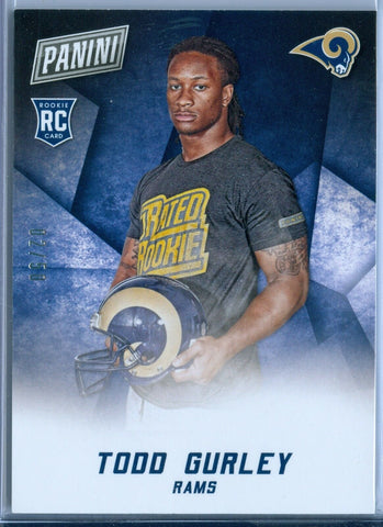 TODD GURLEY 2015 PANINI BLACK FRIDAY THICK STOCK RC ROOKIE SP/50