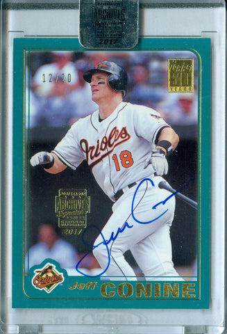 JEFF CONINE 2017 TOPPS ARCHIVES SIGNATURE 2001 AUTO AUTOGRAPH SP/20