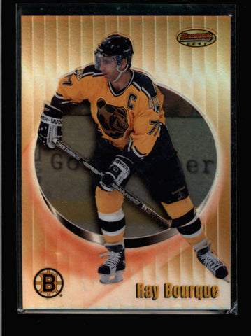 RAY BOURQUE 1998/99 BOWMANS BEST #33 REFRACTOR PARALLEL #197/400 AC073