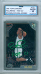 Paul Pierce 1998 Topps Chrome "HOF 21" Inscription RC Autograph Fanatics Auto 10