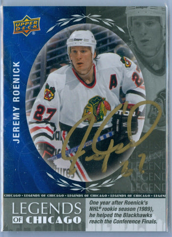 JEREMY ROENICK 2017 UPPER DECK THE NATIONAL CONVENTION AUTO AUTOGRAPH SP