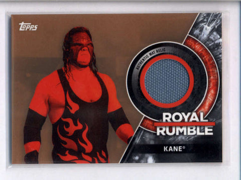 KANE 2018 TOPPS WWE ROYAL RUMBLE BRONZE EVENT USED MAT RELIC #072/199 AC2481