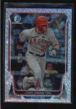 JOSH HAMILTION 2015 BOWMAN CHROME #135 SHIMMER REFRACTOR #05/15 AB5327