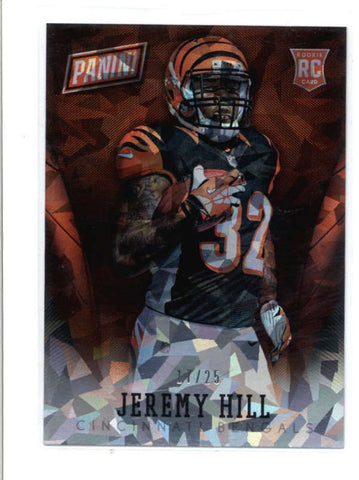 JEREMY HILL 2014 PANINI THE NATIONAL #50 CRACKED ICE ROOKIE RC #17/25 AC674