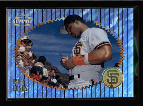 BARRY BONDS 1996 PINNACLE SUMMIT #107 ABOVE AND BEYOND AC2568