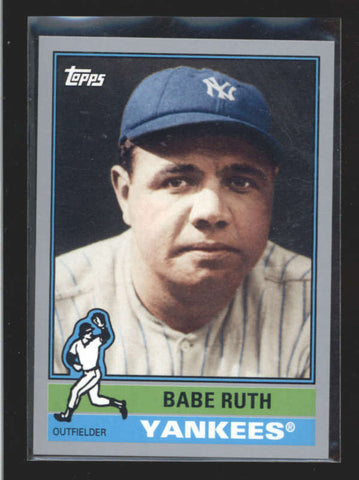 BABE RUTH 2015 TOPPS ARCHIVES #125 SILVER PARALLEL #144/199 AC162