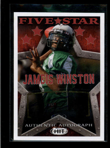 JAMEIS WINSTON RARE 2015 SAGE HIT FIVE STAR AUTOGRAPH AUTO ROOKIE #12/25 AB7440