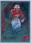 MELVIN GORDON III 2015 UPPER DECK INSCRIPTIONS RC ROOKIE AUTO AUTOGRAPH SP