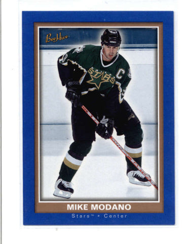 MIKE MODANO 2005/06 05/06 UD UPPER DECK BEEHIVE #28 BLUE PARALLEL SP AC768