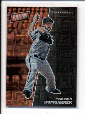 MADISON BUMGARNER 2017 PANINI THE NATIONAL ESCHER SQUARES THICK #06/10 AC870