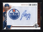 SAM GAGNER 2012/13 LIMITED MONIKERS TEAM LOGO SWATCH AUTO #56/99 AB5748