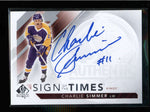 CHARLIE SIMMER 2017/18 17/18 SP SIGN OF THE TIMES AUTOGRAPH AUTO #31/50 AC1299
